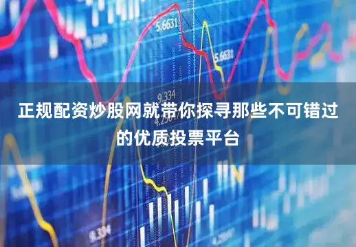 正规配资炒股网就带你探寻那些不可错过的优质投票平台