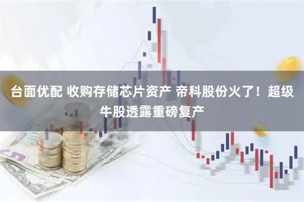 台面优配 收购存储芯片资产 帝科股份火了！超级牛股透露重磅复产