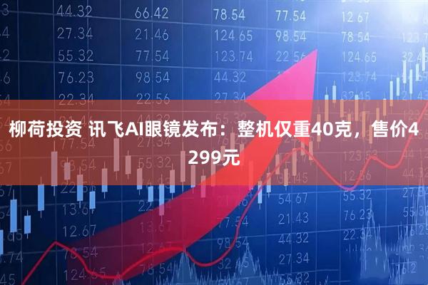 柳荷投资 讯飞AI眼镜发布：整机仅重40克，售价4299元